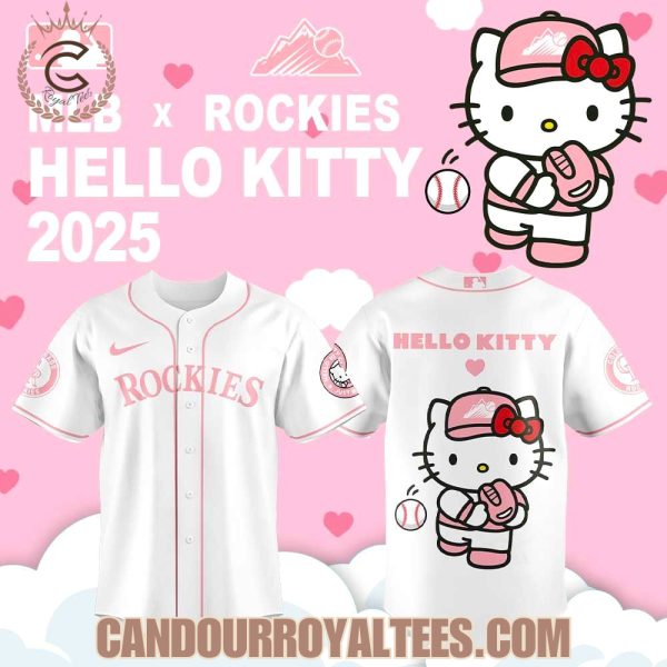 Colorado Rockies x Hello Kitty 2025 Jersey