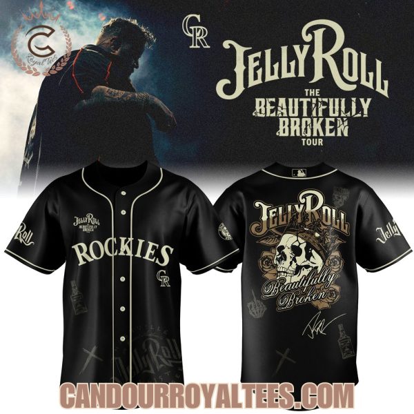 Colorado Rockies x Jelly Roll The Beautifully Broken Tour 2025 Jersey