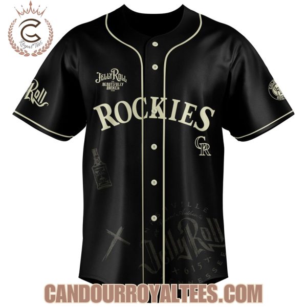 Colorado Rockies x Jelly Roll The Beautifully Broken Tour 2025 Jersey