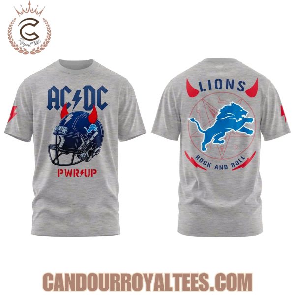 Detroit Lions x ACDC Helmet PWR UP US Tour 2025 Hoodie