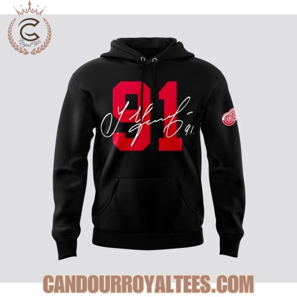 Detroit Red Wings 91 Sergei Fedorov Hoodie