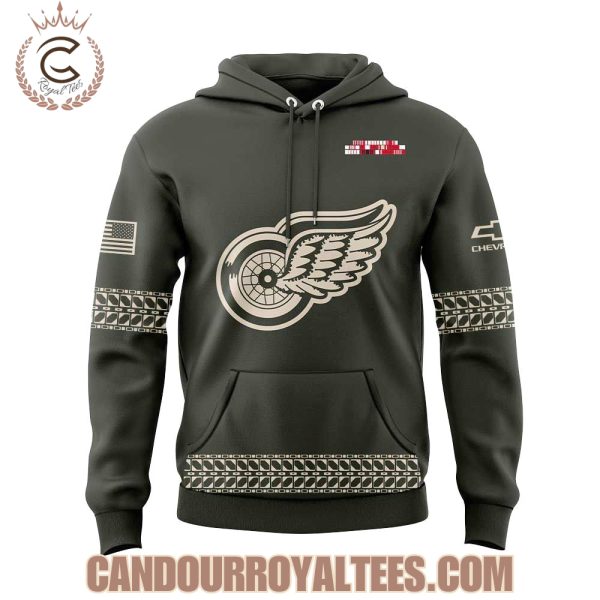 Detroit Red Wings x Military Appreciation 2025 Hoodie
