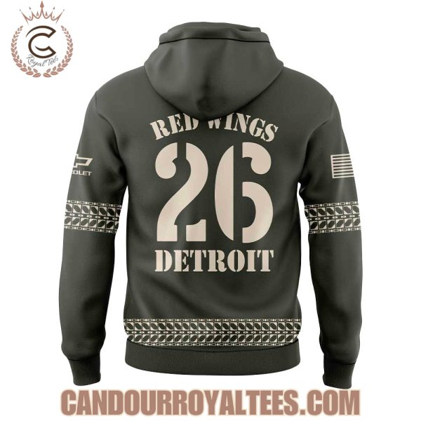 Detroit Red Wings x Military Appreciation 2025 Hoodie