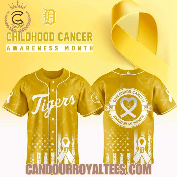 Detroit Tigers x Childhood Cancer Awareness Month 2025 Jersey