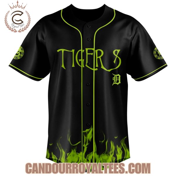 Detroit Tigers x Oogie Boogie Bash 2025 Halloween Baseball Jersey