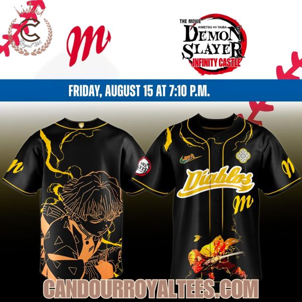 Diablos Rojos del México x Demon Slayer Agatsuma Zenitsu Jersey