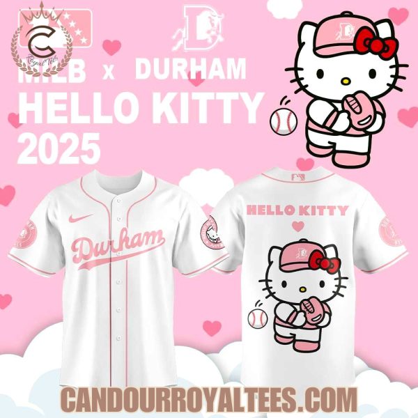 Durham Bulls Hello Kitty 2025 White Jersey