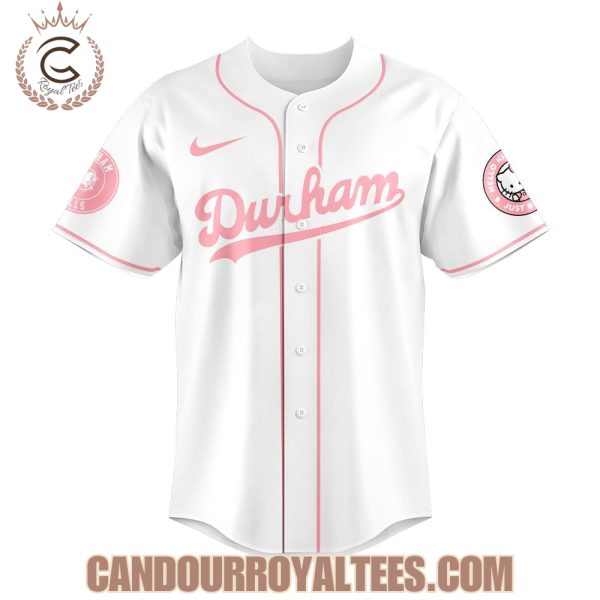 Durham Bulls Hello Kitty 2025 White Jersey