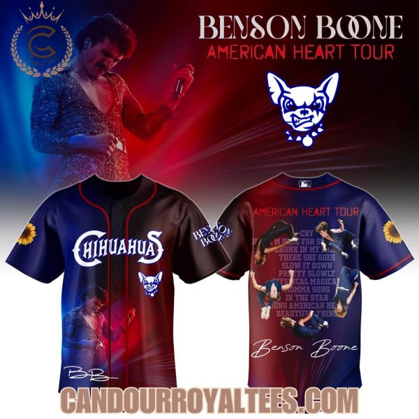 El Paso Chihuahuas x Benson Boone Tour 2025 Jersey