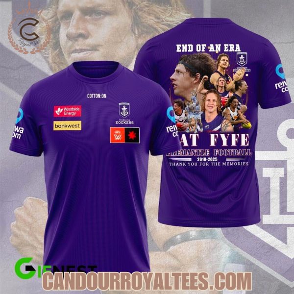 End Of An Era Fyfe Fremantle Dockers 2010-2025 Tshirt