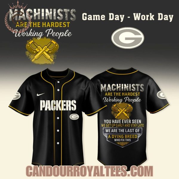 Green Bay Packers x Machinists Are The Hardest Working People Jersey