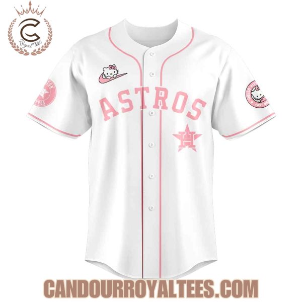 Houston Astros Hello Kitty 2025 White Jersey