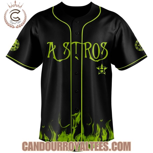 Houston Astros x Oogie Boogie Bash 2025 Halloween Baseball Jersey