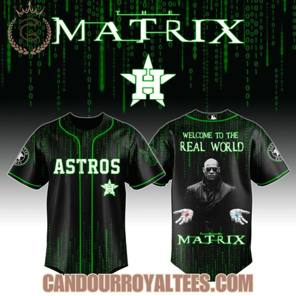 Houston Astros x The Matrix Welcome To The Wolrd Jersey