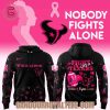 Buffalo Bills Nobody Fights Alone Breast Cancer Hoodie