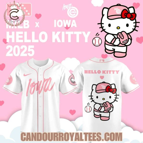 Iowa Cubs Hello Kitty 2025 White Jersey