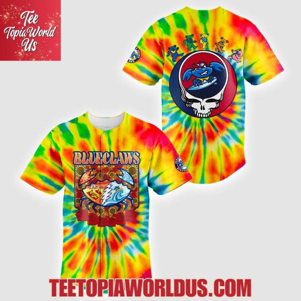 Jersey Shore BlueClaws x Grateful Dead Night Jersey