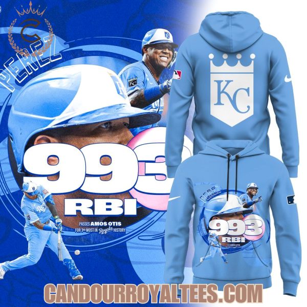 Kansas City Royals Salvador Pérez 993 RBI Record Tshirt, Hoodie