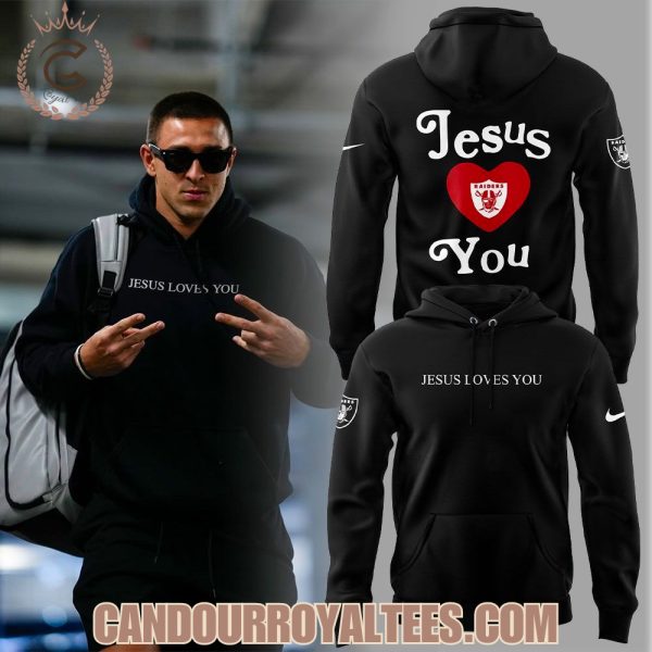 Las Vegas Raiders Jesus Love You Hoodie