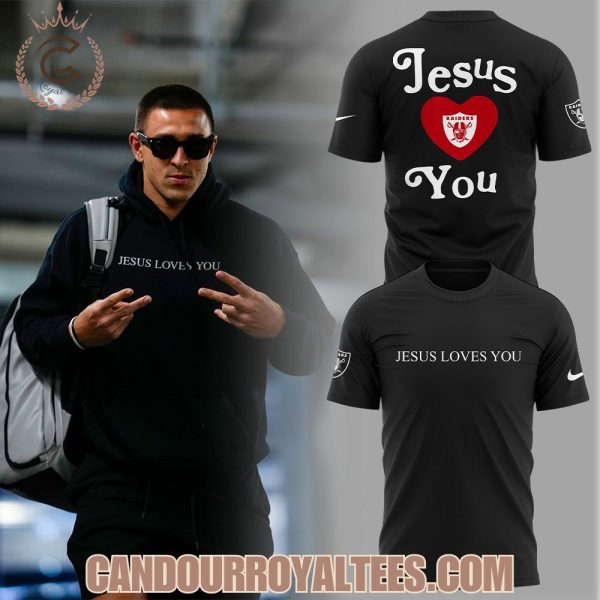 Las Vegas Raiders Jesus Love You Hoodie