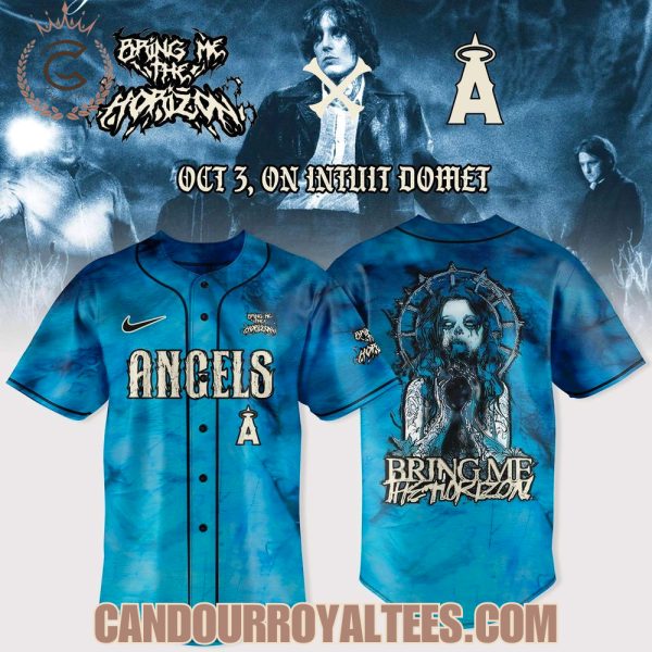 Los Angeles Angels x Bring Me The Horizon NA Tour 2025 Merch Jersey