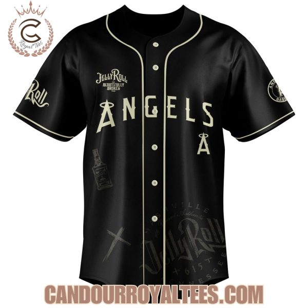Los Angeles Angels x Jelly Roll The Beautifully Broken Tour 2025 Jersey