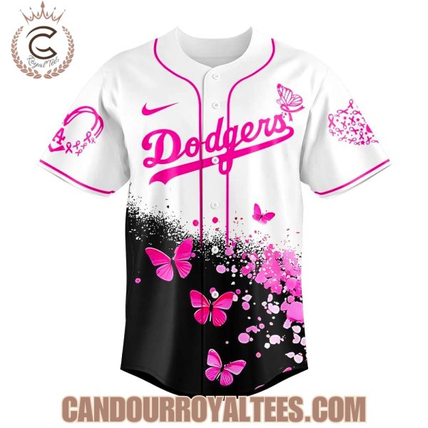 Los Angeles Dodgers Breast Cancer 2025 Jersey