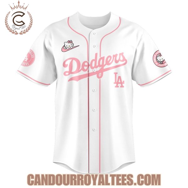 Los Angeles Dodgers Hello Kitty 2025 White Jersey