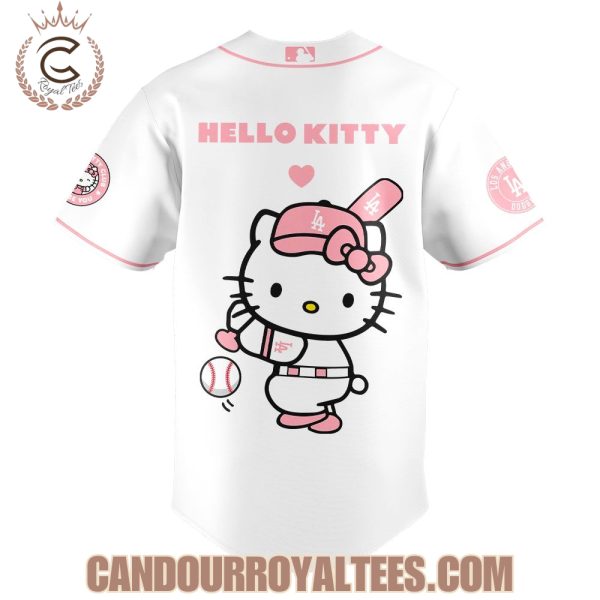 Los Angeles Dodgers Hello Kitty 2025 White Jersey