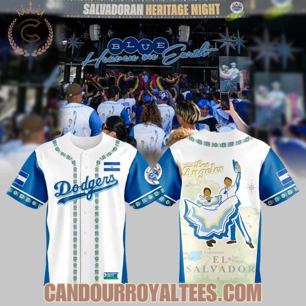 Los Angeles Dodgers Salvadoran Heritage Night 2025 Jersey