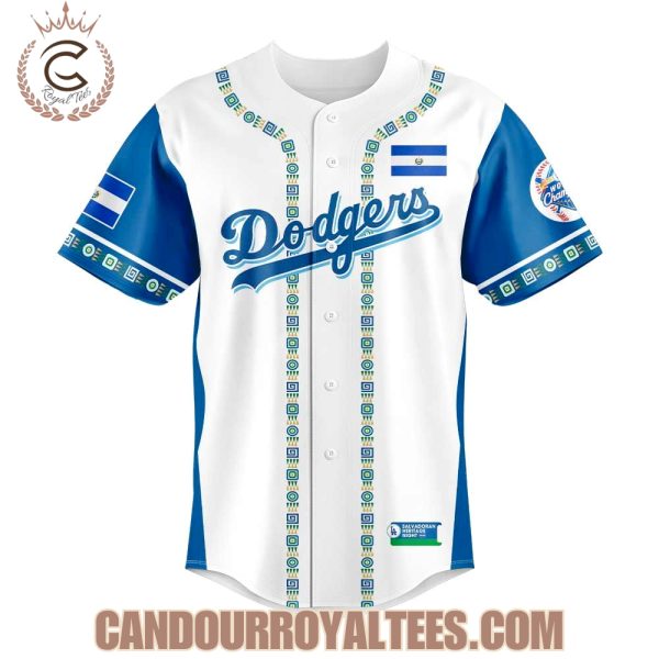Los Angeles Dodgers Salvadoran Heritage Night 2025 Jersey