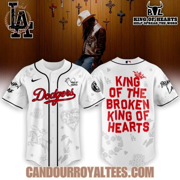 Los Angeles Dodgers x Brandon Lake King of Hearts Tour 2025 Jersey