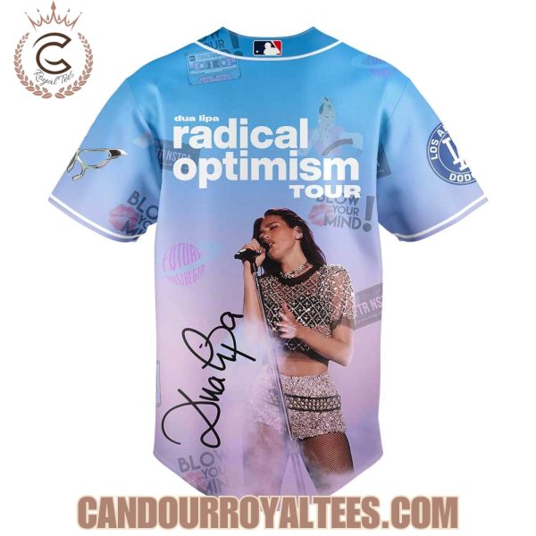 Los Angeles Dodgers x Dua Lipa “Radical Optimism” Tour 2025 Jersey