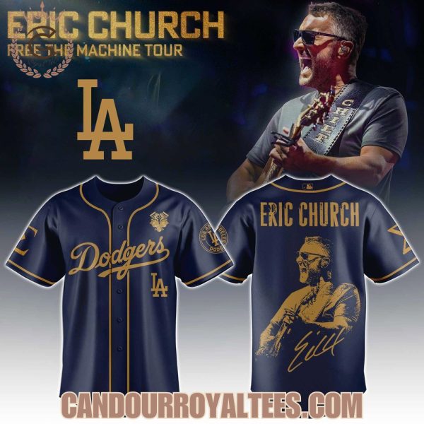 Los Angeles Dodgers x Eric Church Tour 2025 Jersey