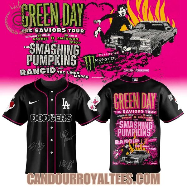 Los Angeles Dodgers x Green Day The Saviors Tour Jersey