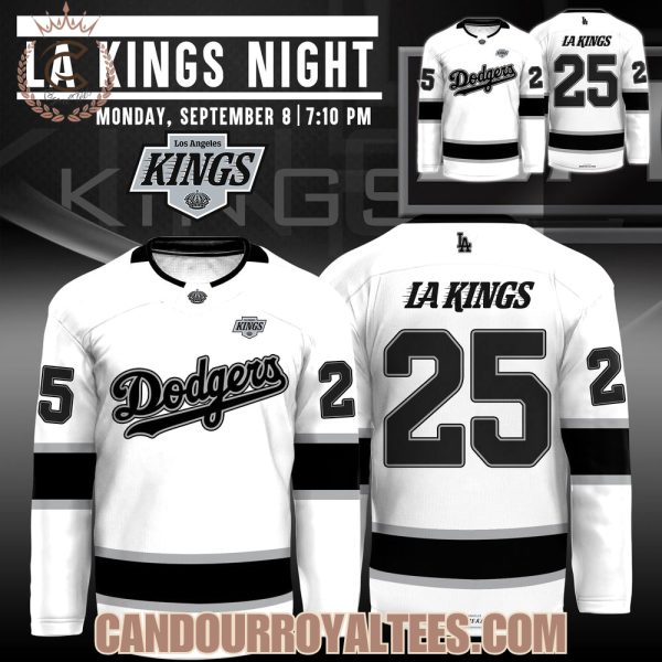 Los Angeles Dodgers x LA Kings Night Jersey 2025