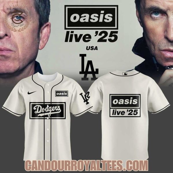 Los Angeles Dodgers x Oasis Live ’25 in US Jersey