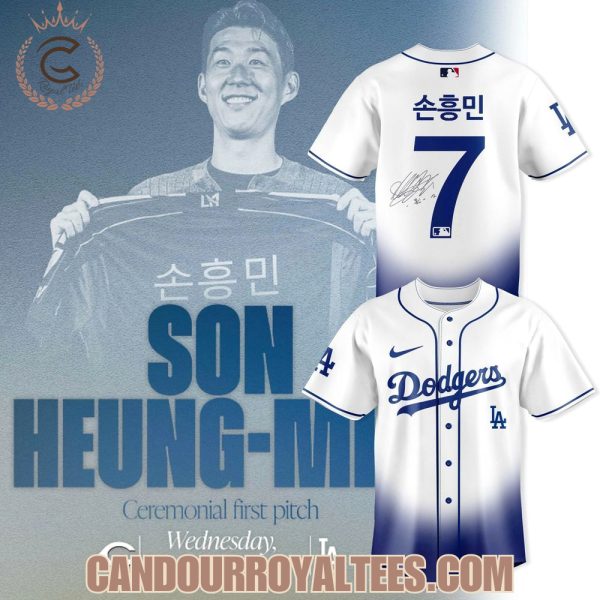 Los Angeles Dodgers x Son Heung-min 7 Jersey