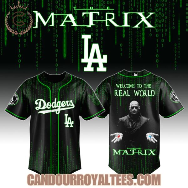 Los Angeles Dodgers x The Matrix Welcome To The Wolrd Jersey