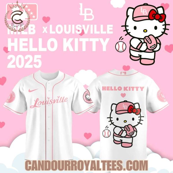 Louisville Bats Hello Kitty 2025 White Jersey