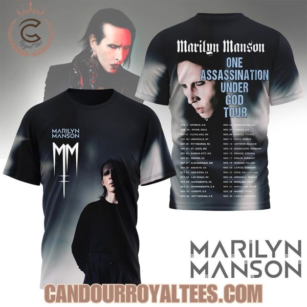 Marilyn Manson One Assassination Under God Tour Tshirt