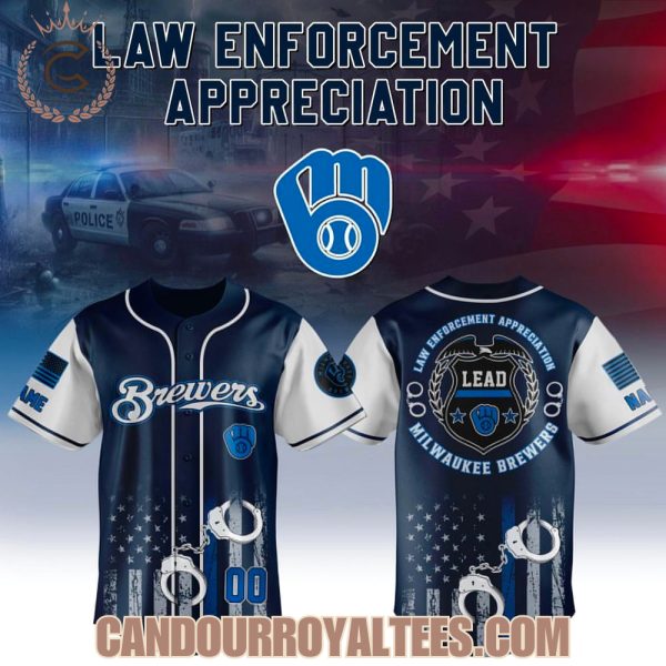 Milwaukee Brewers Law Enforcement Appreciation Jersey
