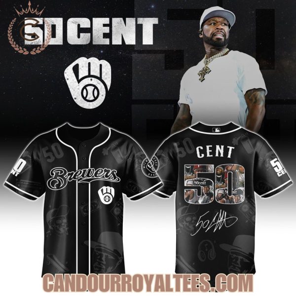 Milwaukee Brewers x 50 CENT 2025 Baseball Jersey