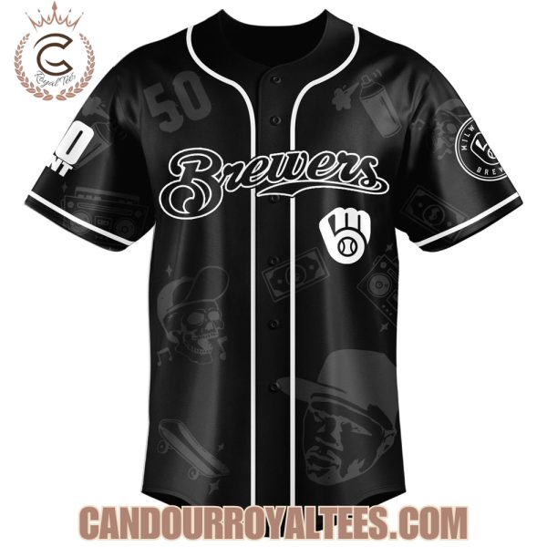 Milwaukee Brewers x 50 CENT 2025 Baseball Jersey