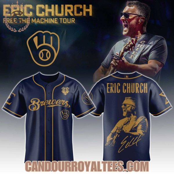Milwaukee Brewers x Eric Church Tour 2025 Jersey