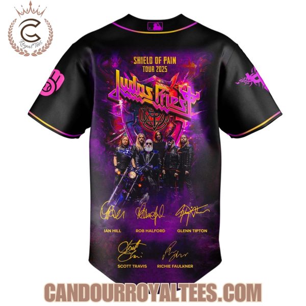 Milwaukee Brewers x Judas Priest Shield of Pain Tour 2025 Jersey