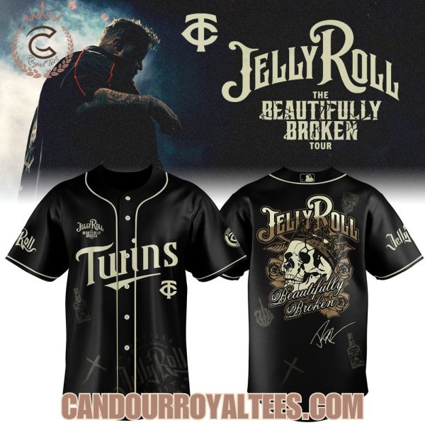 Minnesota Twins x Jelly Roll The Beautifully Broken Tour 2025 Jersey