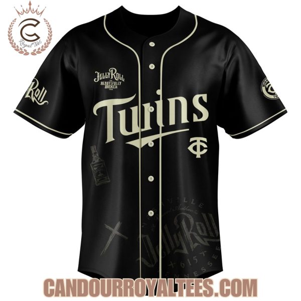 Minnesota Twins x Jelly Roll The Beautifully Broken Tour 2025 Jersey