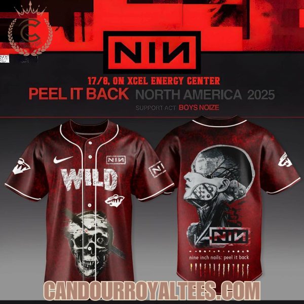 Minnesota Wild x Nine Inch Nails Peel It Back Tour 2025 Jersey
