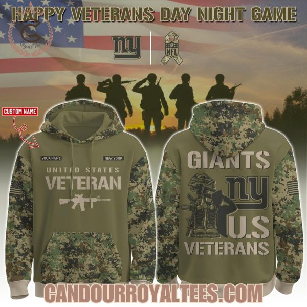 New York Giants Veteran Day 2025 Hoodie